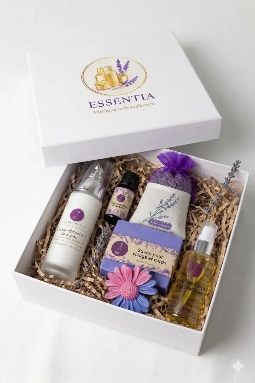 Coffret cadeau « Un instant dans un champ de lavande »